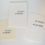 Lettres et mots