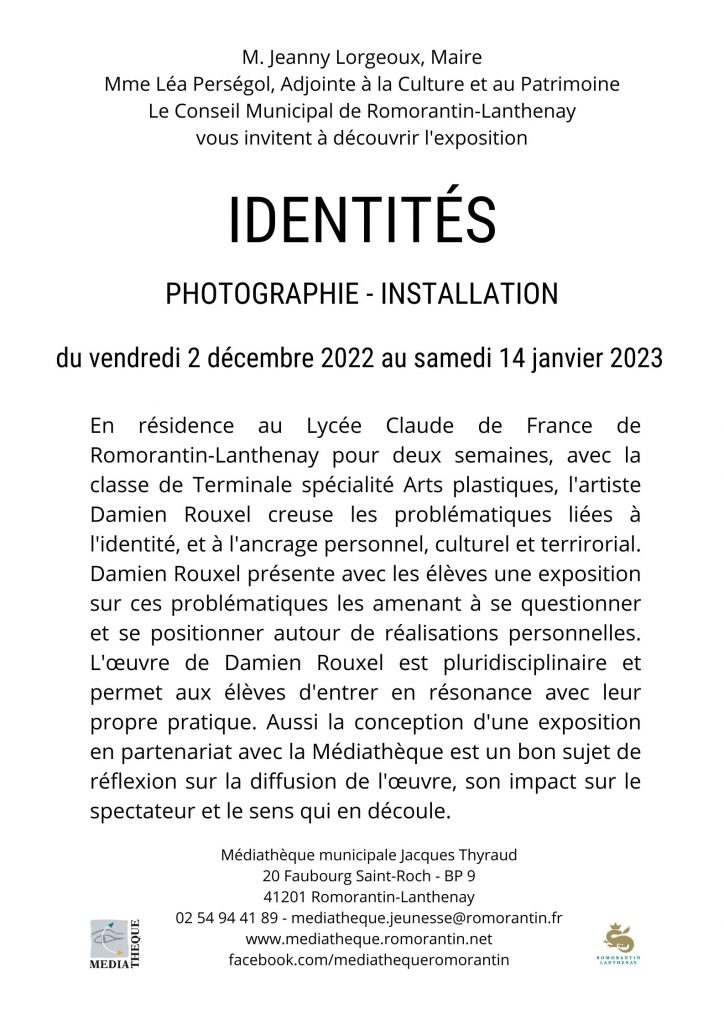 Exposition Identités Damien Rouxel (1)