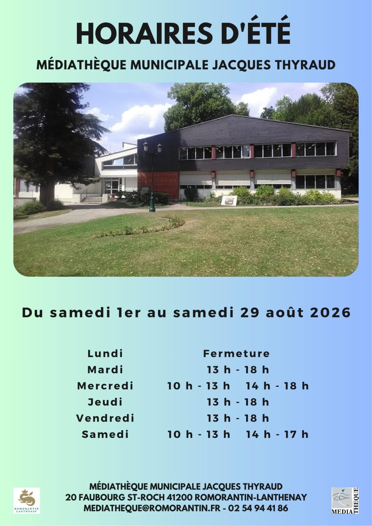 Horaires d'été